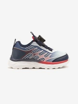 Niebiesko-Czerwone Buty Sportowe Sneakersy Ozdobione Geometrycznym Wzorem Ulandiela bacio&bacio kids