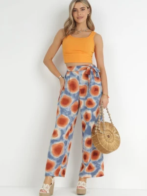 Niebiesko-Czerwone Spodnie Elitea R&f Fashion