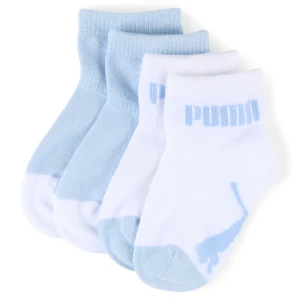 Niemowlęce klasyczne skarpetki PUMA, 2 pary, Odzież, Niebieski,