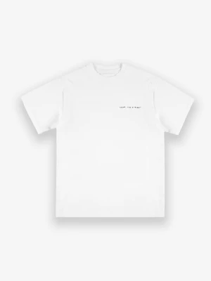 niepowazna.art t-shirt bawełniany biały Prosto