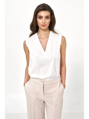 Nife Bluzka w kolorze kremowym rozmiar: 38