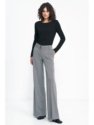 Nife Spodnie w kolorze czarno-białym rozmiar: 40