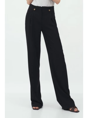 Nife Spodnie w kolorze czarnym rozmiar: 40