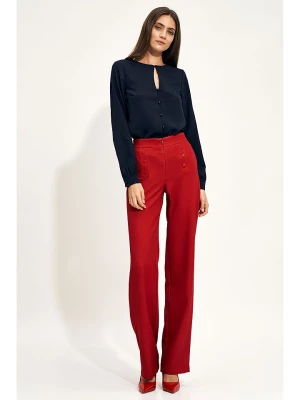 Nife Spodnie w kolorze czerwonym rozmiar: 38