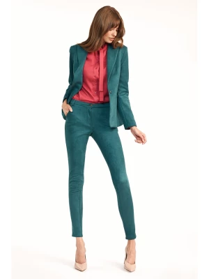 Nife Spodnie w kolorze zielonym rozmiar: 40