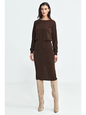 Nife Sukienka w kolorze brązowym rozmiar: 42