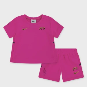 Nike Dri-Fit Tee and Shorts Set uniseks Rampersy i zestawy dla niemowląt różowy rozmiar Odzież