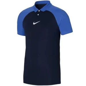 Nike Academy PR Dri-FIT SS Polo DH9228-451, Męskie, Granatowe, koszulki polo, poliester, rozmiar: L