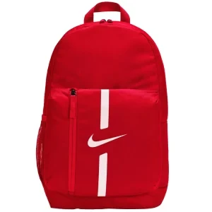 Nike Academy Team Jr Backpack DA2571-657, Dla dziewczynki, Czerwone, plecaki, poliester, rozmiar: One size