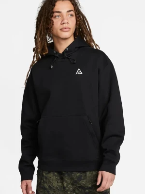 Nike ACG: All Conditions Gear bluza z kapturem męska z bawełną ACG Tuff Fleece czarny