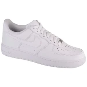 Nike Air Force 1 07 CW2288-111, Męskie, Białe, buty sneakers, skóra licowa, rozmiar: 40,5