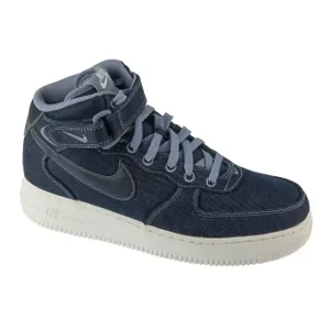 Nike Air Force 1 07 DD9625-400, Damskie, Granatowe, buty sneakers, tkanina, rozmiar: 35,5