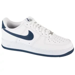 Nike Air Force 1 07 FJ4146-104, Męskie, Białe, buty sneakers, skóra licowa, rozmiar: 40,5