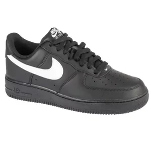 Nike Air Force 1 07 FZ0627-010, Męskie, Czarne, buty sneakers, skóra licowa, rozmiar: 42