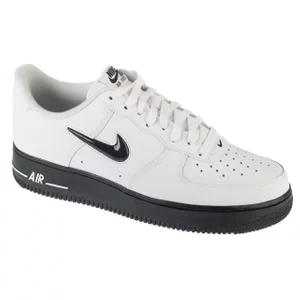 Nike Air Force 1 '07 Low Jewel HQ3826-100, Męskie, Białe, buty sneakers, skóra licowa, rozmiar: 43