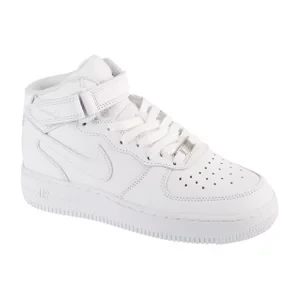 Nike Air Force 1 '07 Mid DD9625-100, Damskie, Białe, buty sneakers, skóra licowa, rozmiar: 36,5