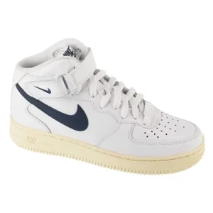Nike Air Force 1 '07 Mid DD9625-105, Damskie, Białe, buty sneakers, skóra licowa, rozmiar: 36,5