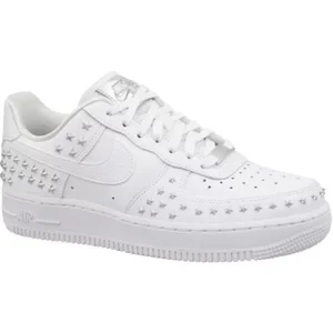 Nike Air Force 1 '07 XX Studded AR0639-100, Damskie, Białe, buty sneakers, skóra licowa, rozmiar: 36,5