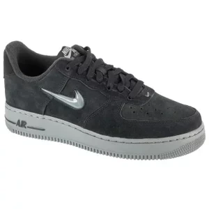Nike Air Force 1 HQ3827-002, Męskie, Czarne, buty sneakers, skóra zamszowa, rozmiar: 44