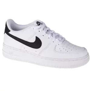 Nike Air Force 1 Low GS CT3839-100, Dla chłopca, Białe, buty sneakers, skóra licowa, rozmiar: 38, 5