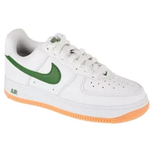 Nike Air Force 1 Low Retro QS FD7039-101, Dla chłopca, Białe, buty sneakers, skóra licowa, rozmiar: 36