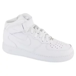 Nike Air Force 1 Mid 07 CW2289-111, Męskie, Białe, buty sneakers, skóra licowa, rozmiar: 40