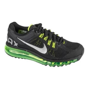 Nike Air Max 2013 GS 555426-003, Dla chłopca, Czarne, buty sneakers, tkanina, rozmiar: 37,5