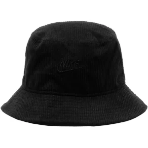 Nike Apex Bucket Hat HF8920-010, Męskie, Czarne, kapelusze, poliester, rozmiar: S