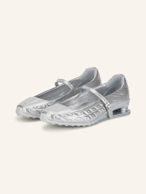 Nike Baleriny W Stylu Mary Jane Shox Z Calistra silber SREBRNY