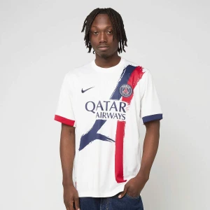 Nike B. Barcola / No. 29 PSG DRI-Fit Jersey Shortsleeve Stadium uniseks Komplety dresowe biały rozmiar Odzież