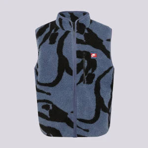 Nike Bezrękawnik M Nk Club Wntr Fz Vest Aop Tl niebieski