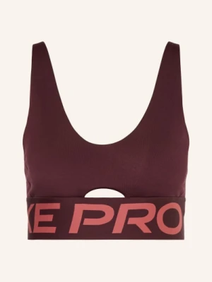 Nike Biustonosz Sportowy Pro Indy Plunge rot