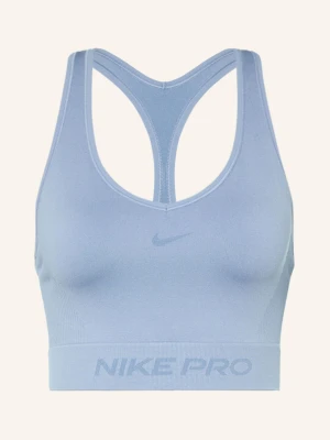 Nike Biustonosz Sportowy Pro Seamless blau
