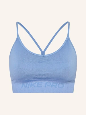 Nike Biustonosz Sportowy Pro Seamless blau JASNONIEBIESKI