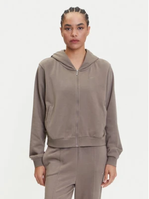 Nike Bluza Chill Terry FN2415 Brązowy Relaxed Fit