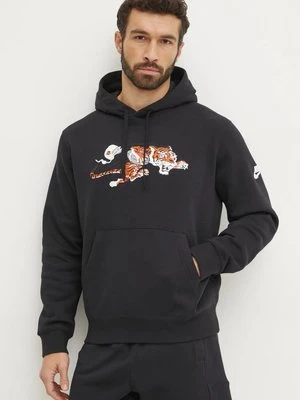 Nike bluza Cincinnati Bengals męska kolor czarny z kapturem z nadrukiem NKDK-00A-8XV-13L