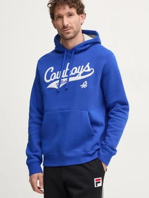 Nike bluza Dallas Cowboys męska kolor fioletowy z kapturem z aplikacją 2KDK-067P-V6Z-V7Q