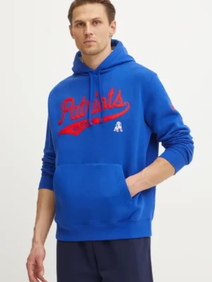 Nike bluza New England Patriots męska kolor fioletowy z kapturem z aplikacją 2KDK-067P-8KV-V7Q