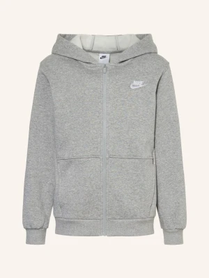 Nike Bluza Rozpinana Club grau JASNOCZARY