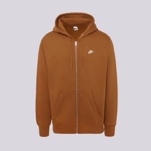 Nike Bluza Rozpinana Z Kapturem M Nk Club Bb Fz Hoodie brązowy