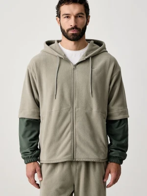 Nike bluza sportowa męska Therma-FIT zielony