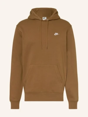 Nike Bluza Z Kapturem Club braun