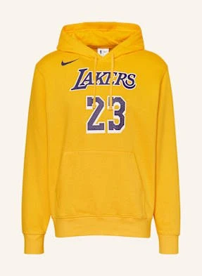 Nike Bluza Z Kapturem Los Angeles Lakers Club gelb