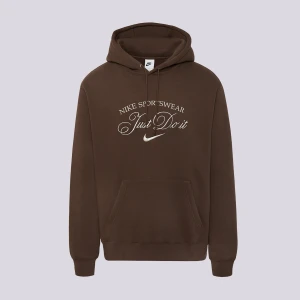 Nike Bluza Z Kapturem M Nsw Athl Club Bb Po Hoodie brązowy