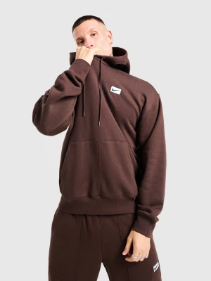 Nike Bluza Z Kapturem M Nsw Sf Po Hoodie brązowy