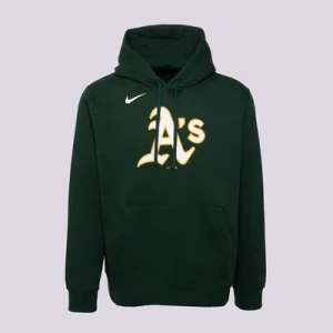 Nike Bluza Z Kapturem Mlb Logo Club Fleece Hood Oakland Athl