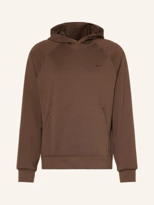 Nike Bluza Z Kapturem Primary Nanoknit braun BRĄZOWY