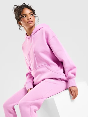 Nike Bluza Z Kapturem W Nsw Phnx Flc Os różowy