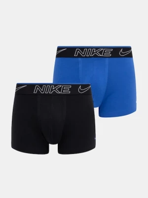 Nike bokserki dopasowane męskie z bawełną 2-pack czarny