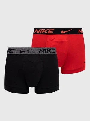 Nike bokserki (2-pack) męskie kolor czerwony